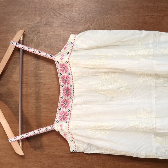 Ro's Garden Natasha Maxi Dress In Ivory Size M - Picture 3 of 11